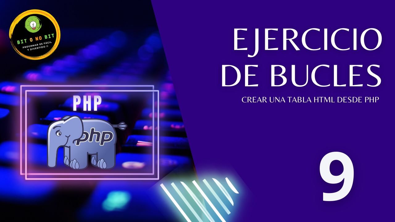 Imagen de un teclado retroiluminado y el logo de PHP con tonalidades violetas